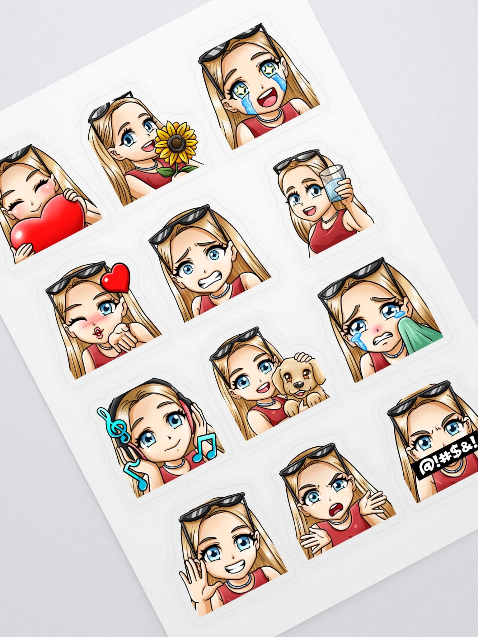 Fleur Emote Stickers product image (1)