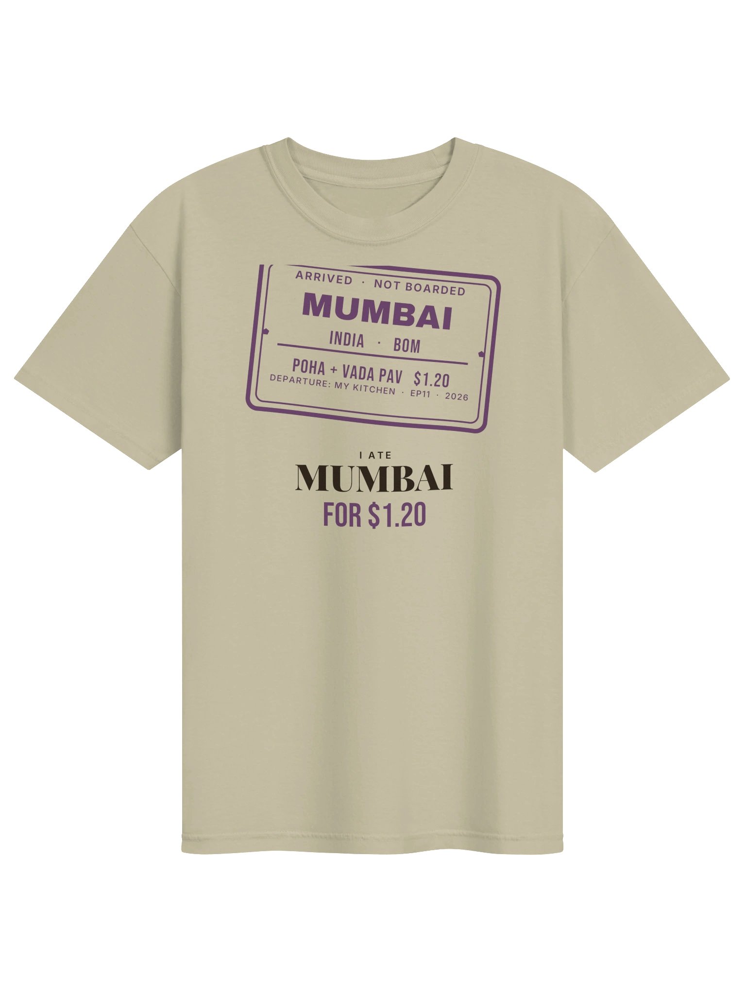 Mumbai Stamp Tee · I Ate Mumbai for $1.20 product image (1)