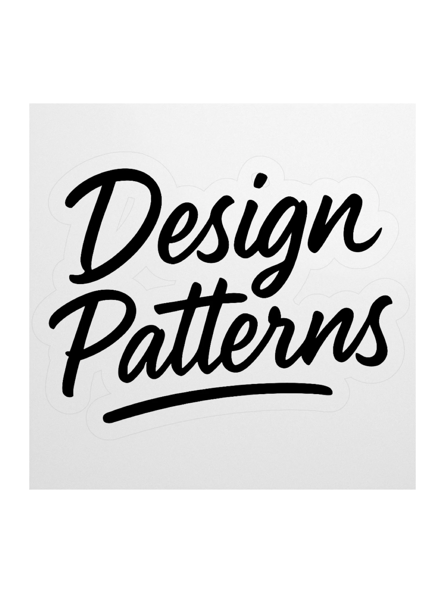 The Design Patterns Sticker product image (1)