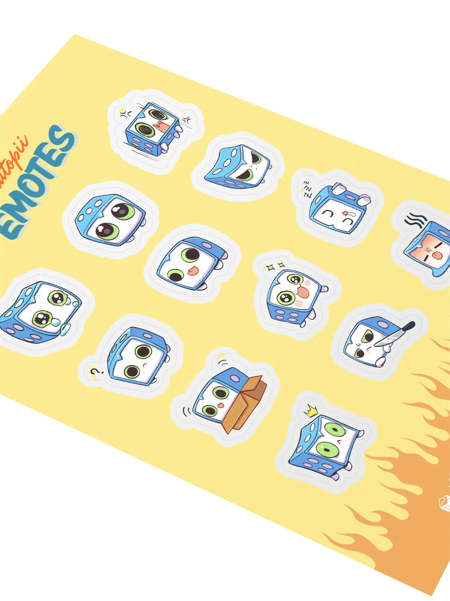 Platopii Emotes Sticker Sheet product image (2)