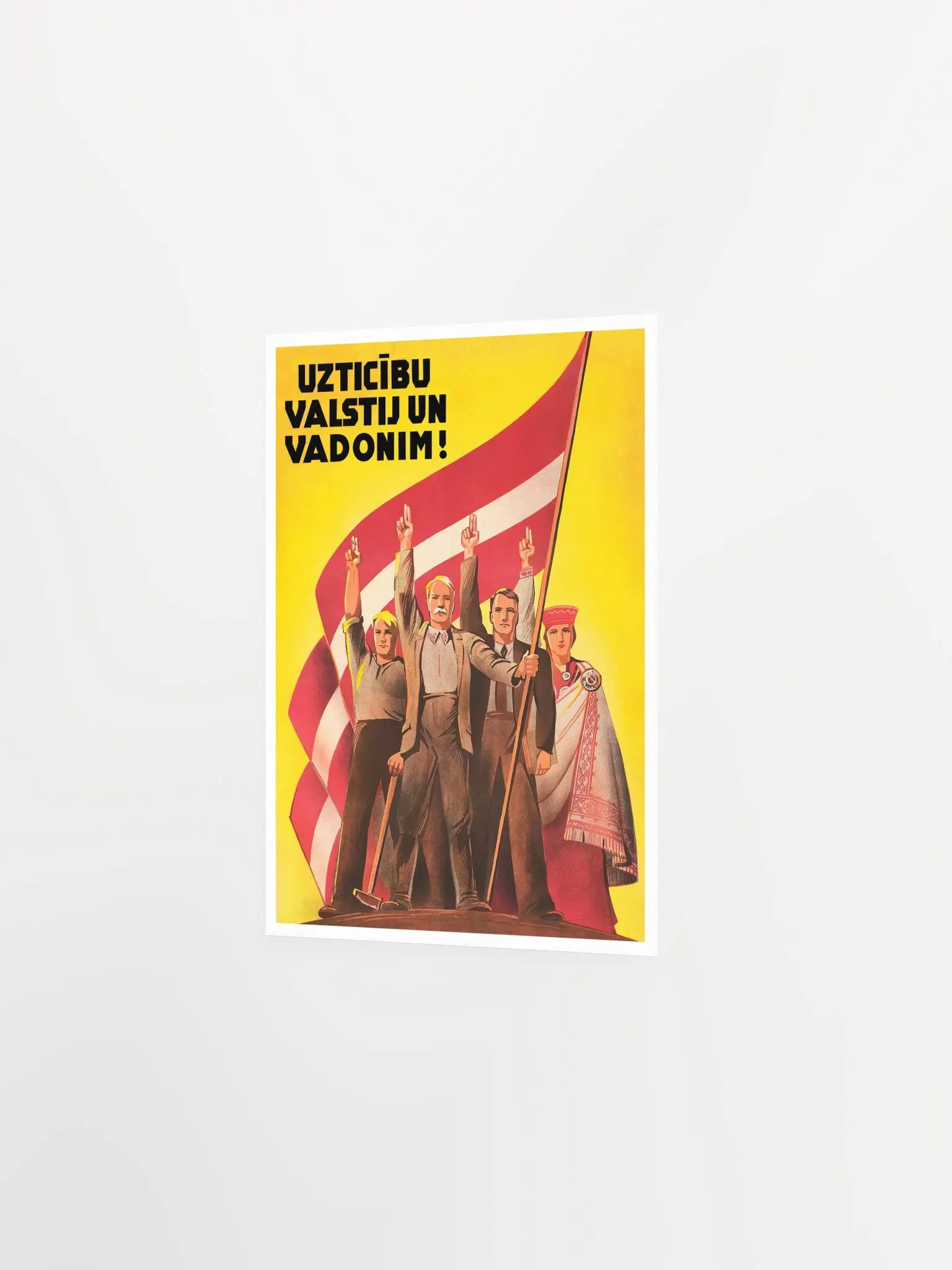 Latvia retro poster, 1938 — retro vintage travel poster, retro travel art, retro travel wall art product image (7)