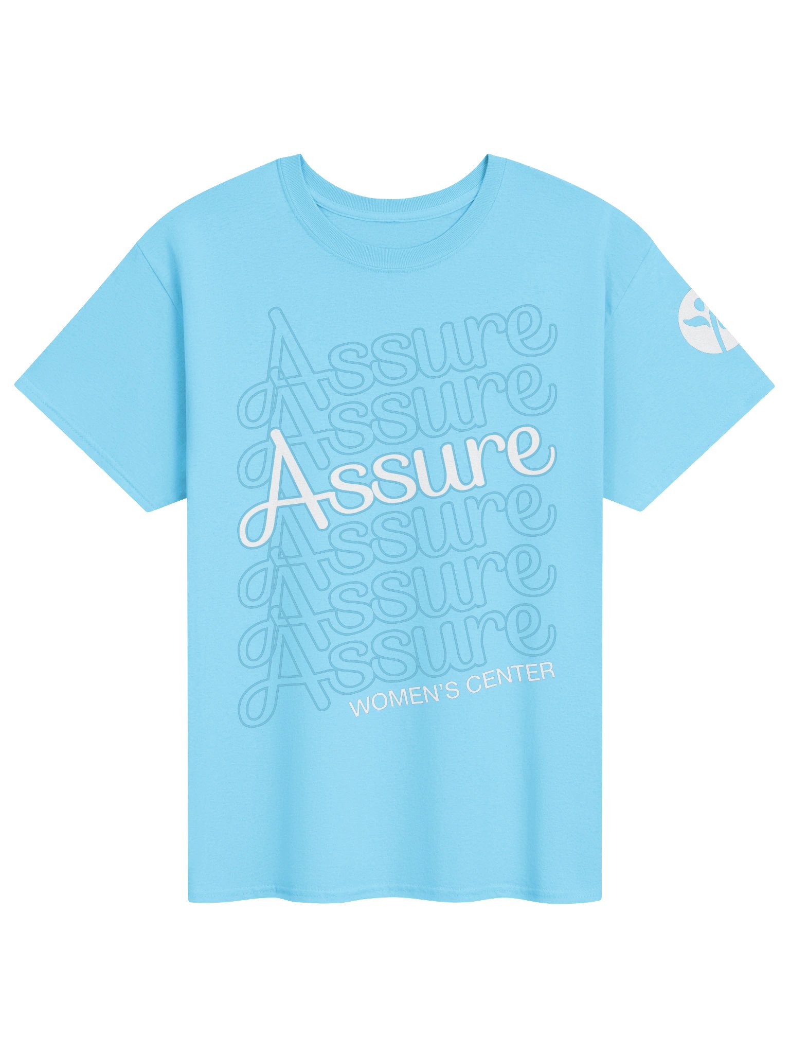 Asure Light Blue Retro Tee product image (1)