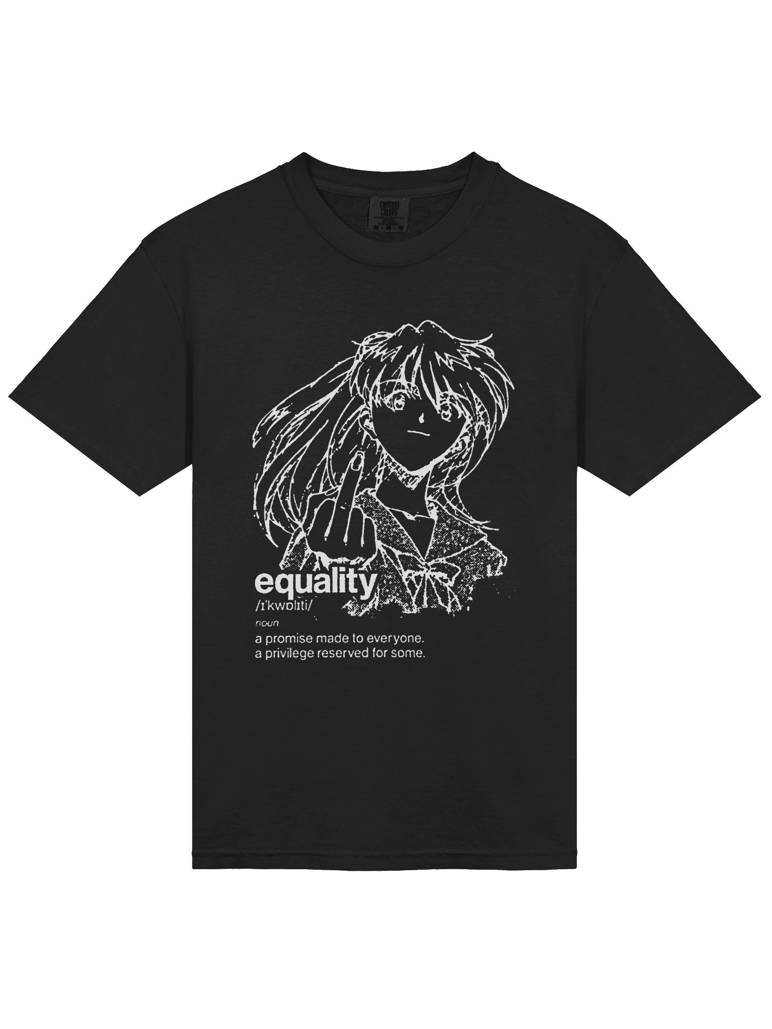 EQUALITY ! T-shirt. black vers. product image (2)