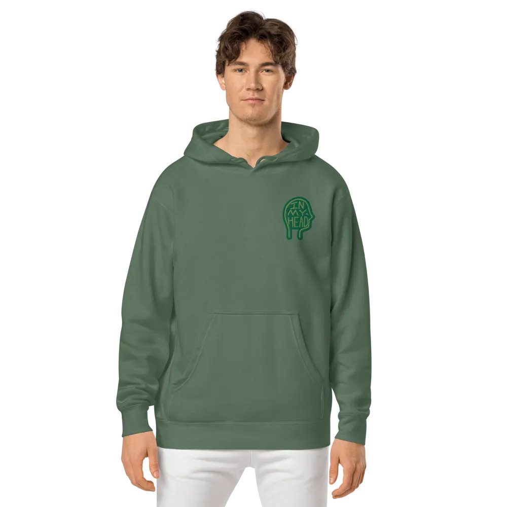 In My Head (L.C. moss) embroidered pigment hoodie product image (13)