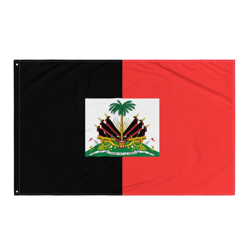 Black and Red Duvalier's Flag product image (3)