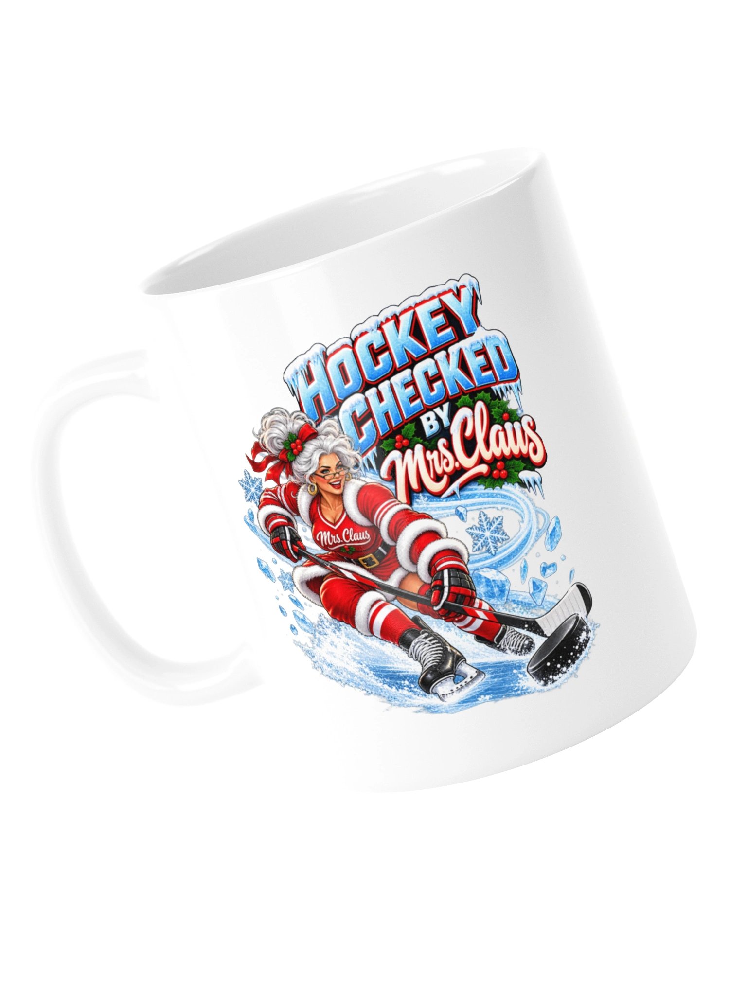 HOCKEY CHECKED BY MRS. CLAUS - MUG product image (14)