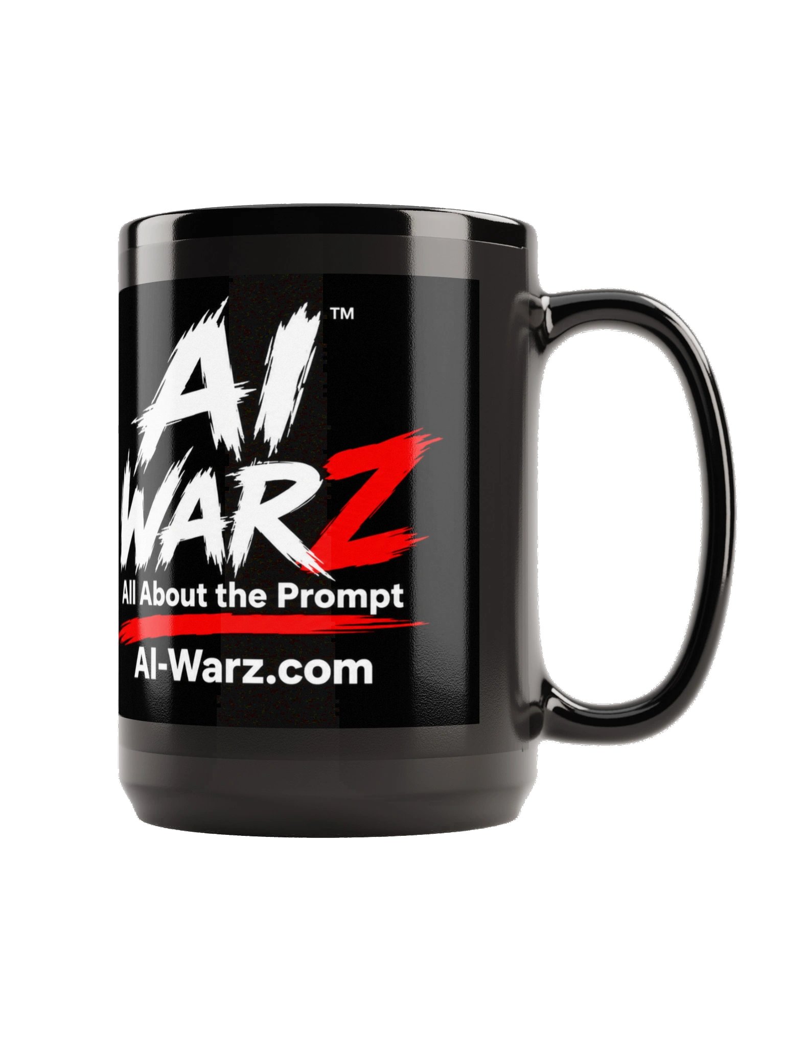 AI WARZ – Prompt This. 15 oz Black Mug product image (3)