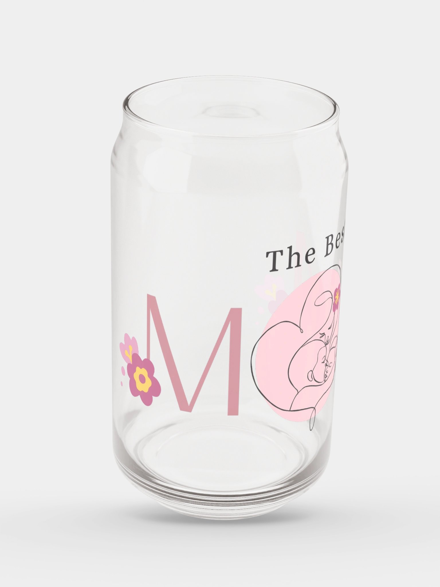 The Best Mom Can Glass product image (2)