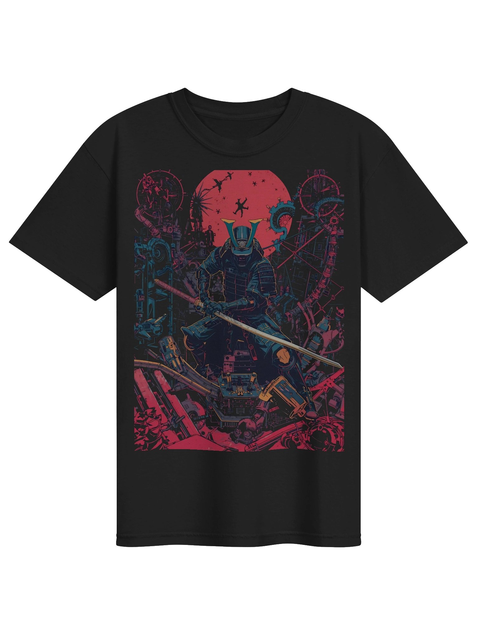 Samurai of Cyber Chaos Heavyweight T-Shirt product image (1)