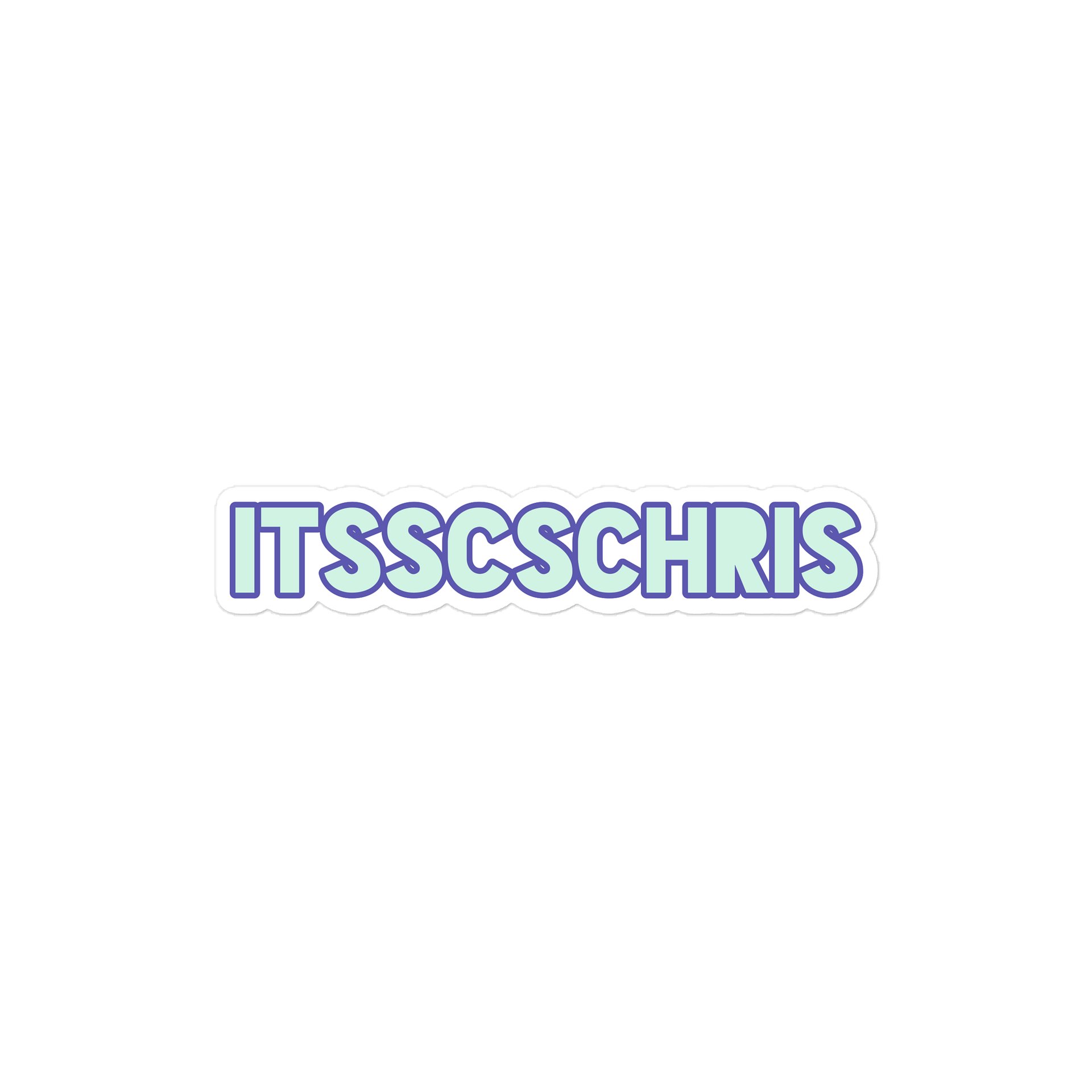 itssCSChris Huge 8"x10" Sticker product image (1)