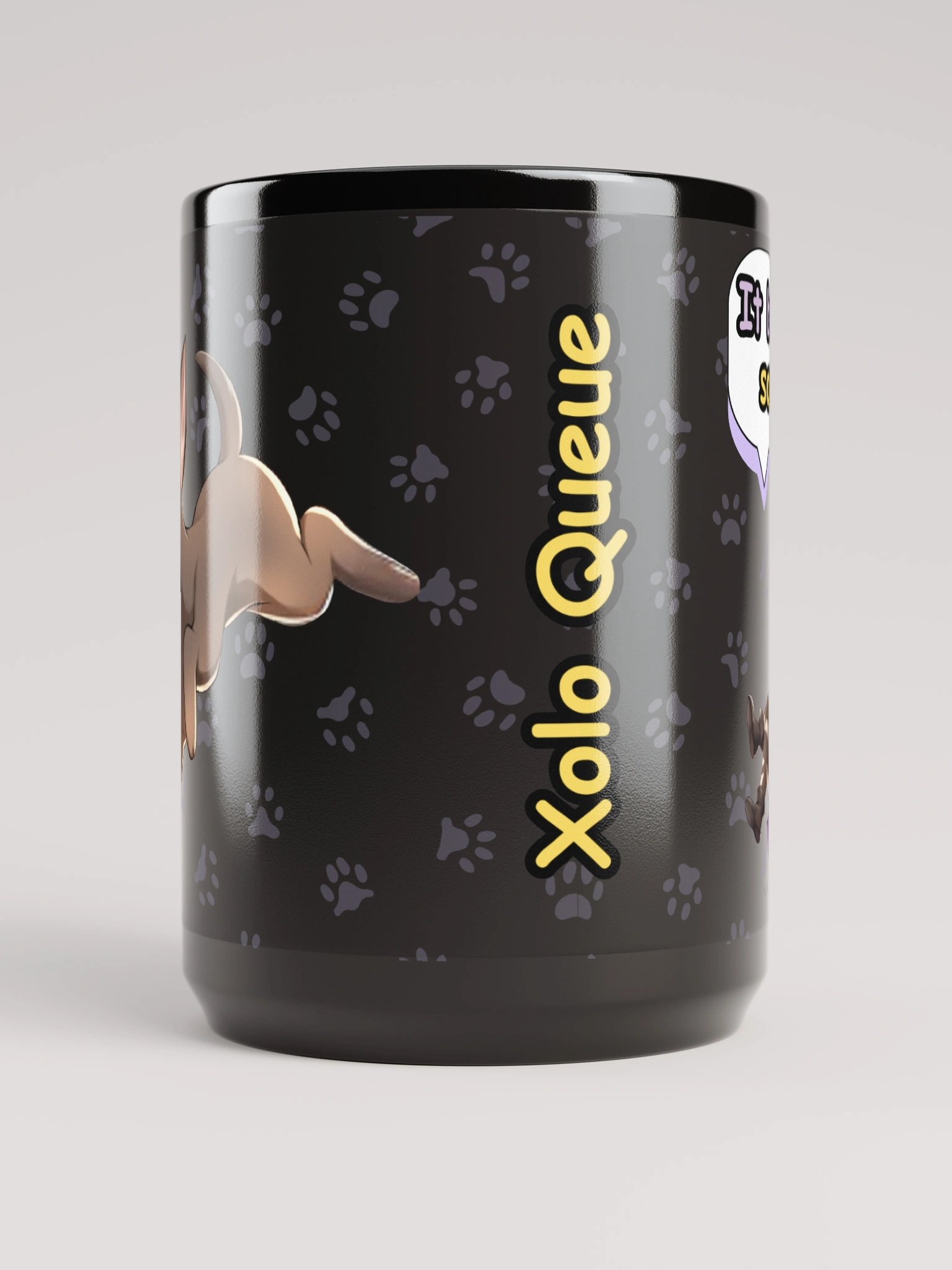 Xolo Queue "It be like that sometimes." 15oz Mug - Black product image (3)