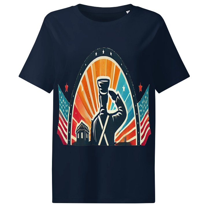 Freedom Salute Women's Organic T-Shirt product image (1)