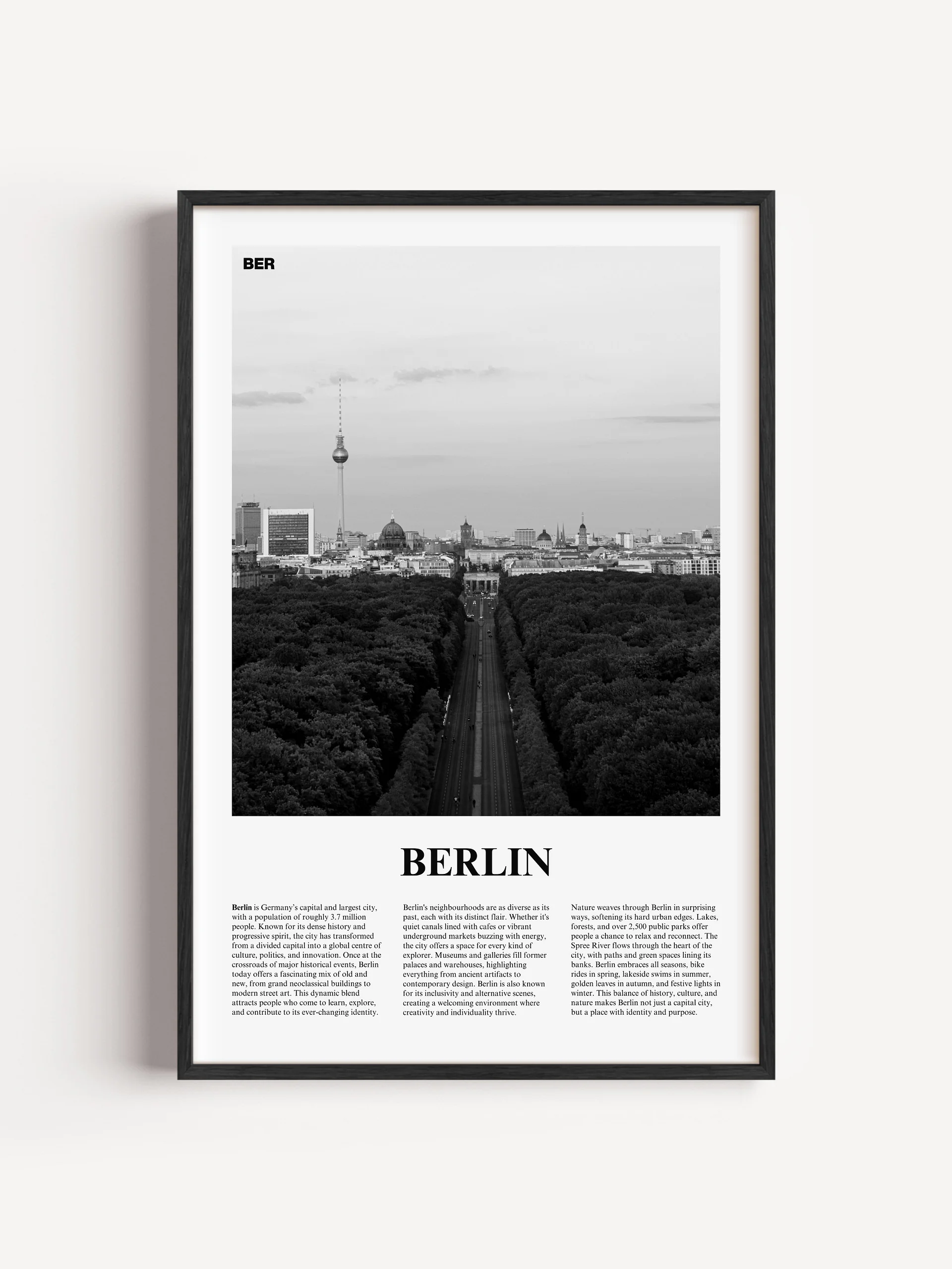 Berlin 03 Newspaper Poster product image (1)