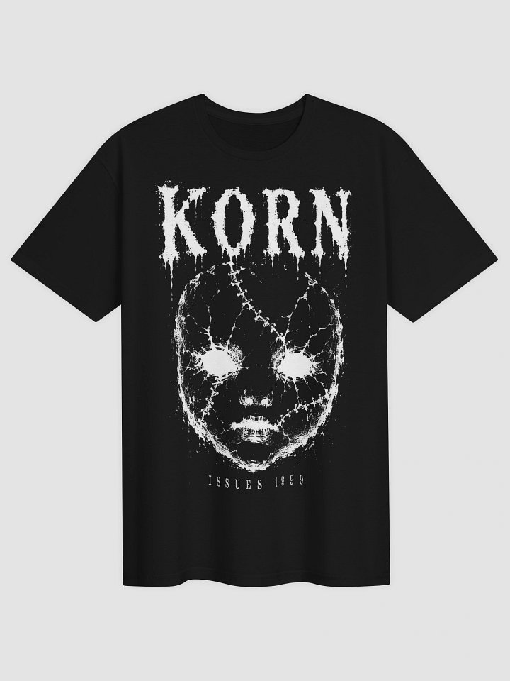 Korn Issues 1999 T-Shirt | Stitched Doll Face Graphic Tee product image (1)