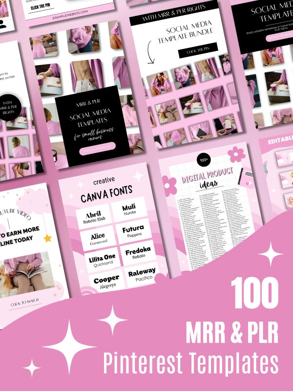 MRR/PLR Instagram Templates for Digitals product image (12)