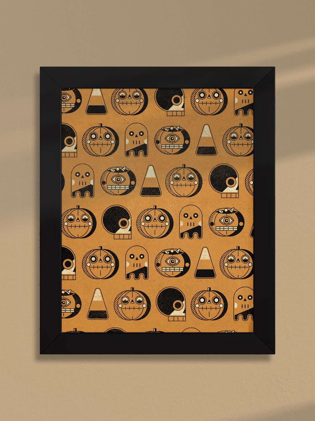 Halloween Pattern #3 | Framed Print product image (1)