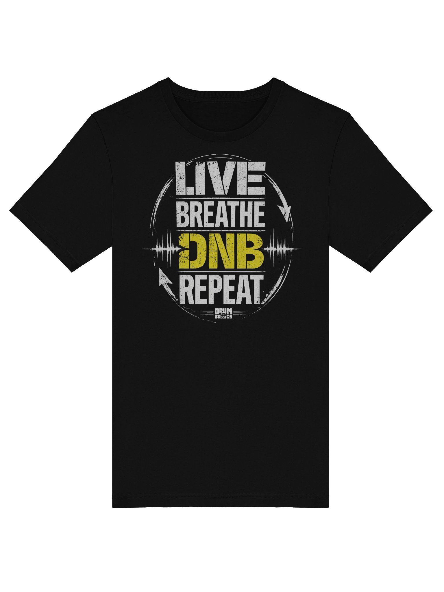 Live. Breathe. DNB. Repeat. T-Shirt product image (3)