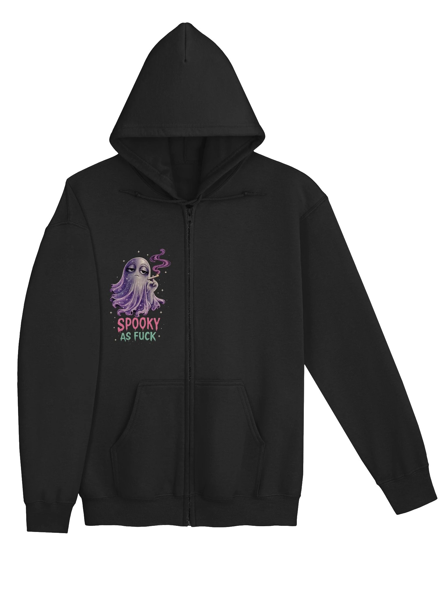 Spooky As Fuck Zip-Up Hoodie product image (5)