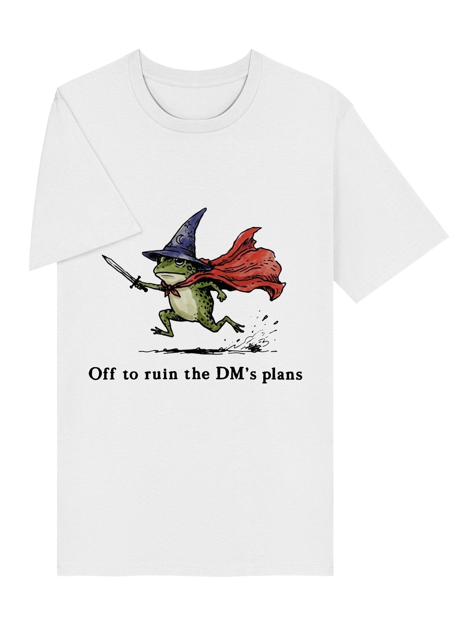 Off to Ruin the DMs | Funny frog meme T-Shirt product image (2)