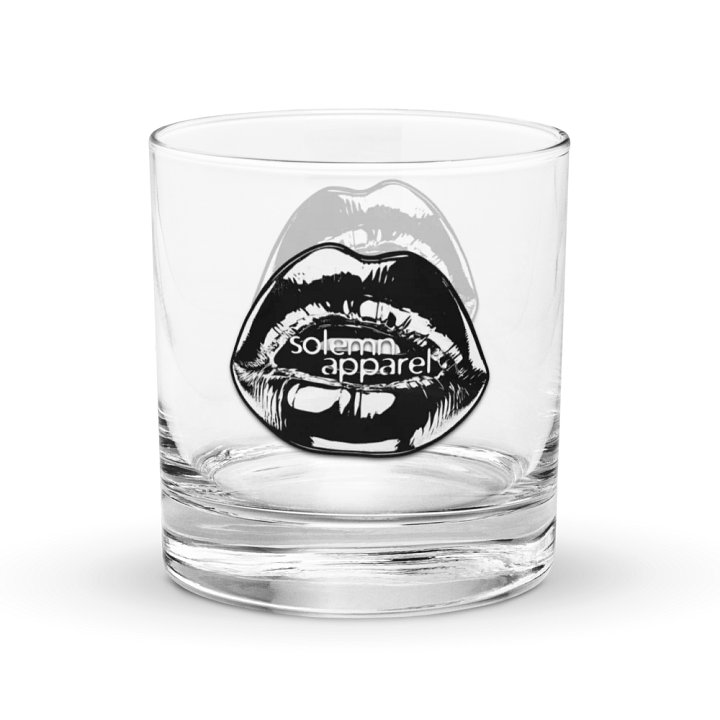 Solemn Apparel Lip Service Rocks Glass product image (1)