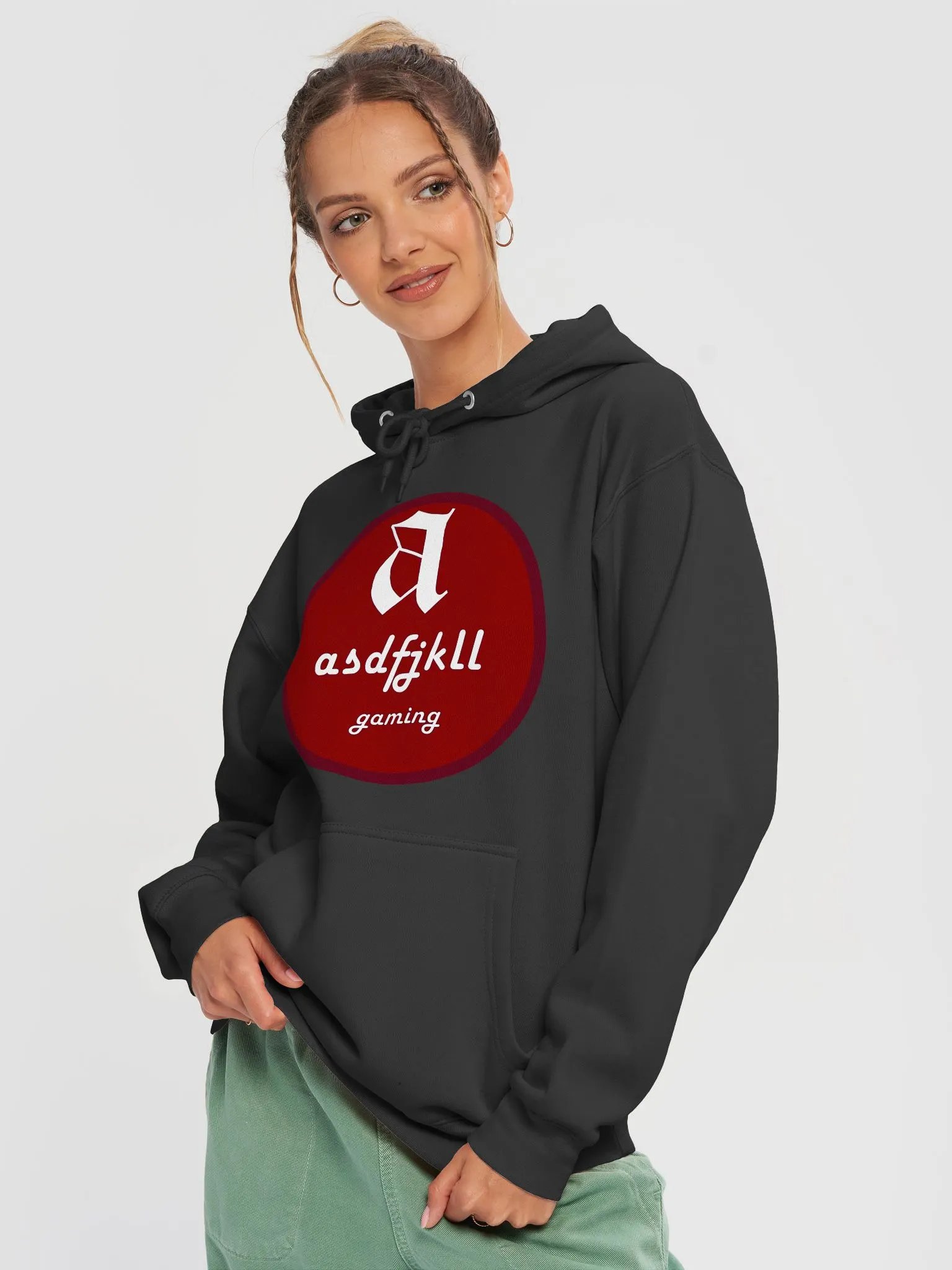 asdfjkll Gaming Logo Hoodie product image (3)