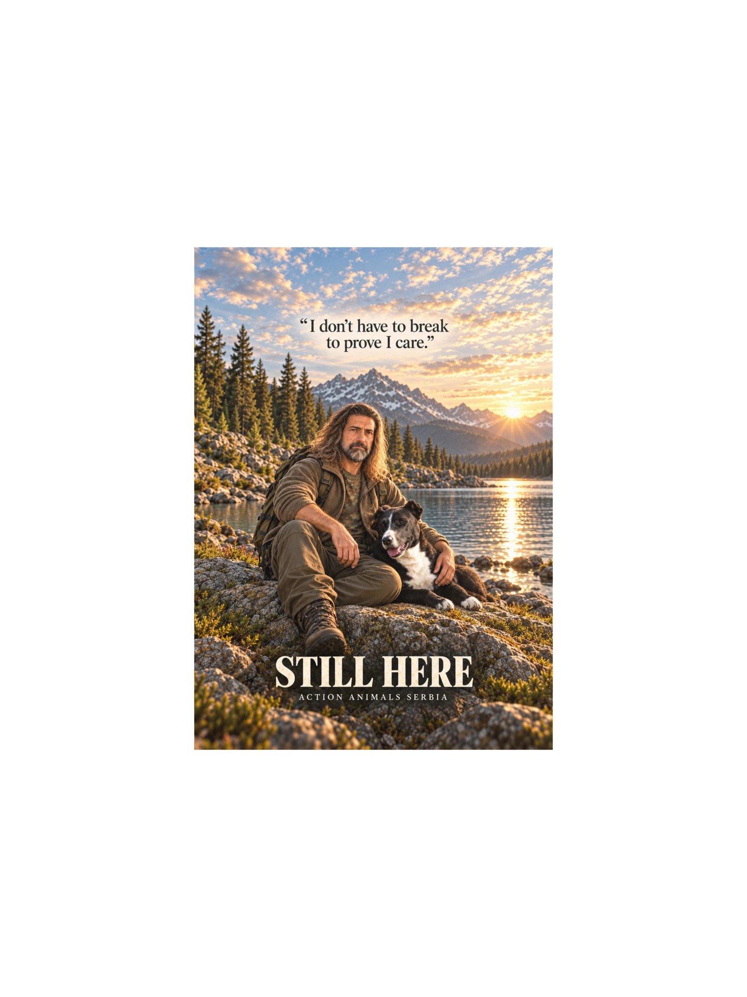 STILL HERE – Kunstprint mit Lucky product image (1)