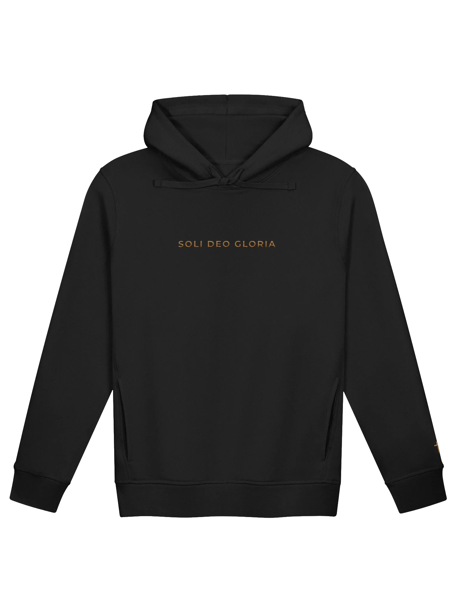SOLI DEO GLORIA ORGANIC-BLEND SIDE-POCKET HOODIE product image (4)