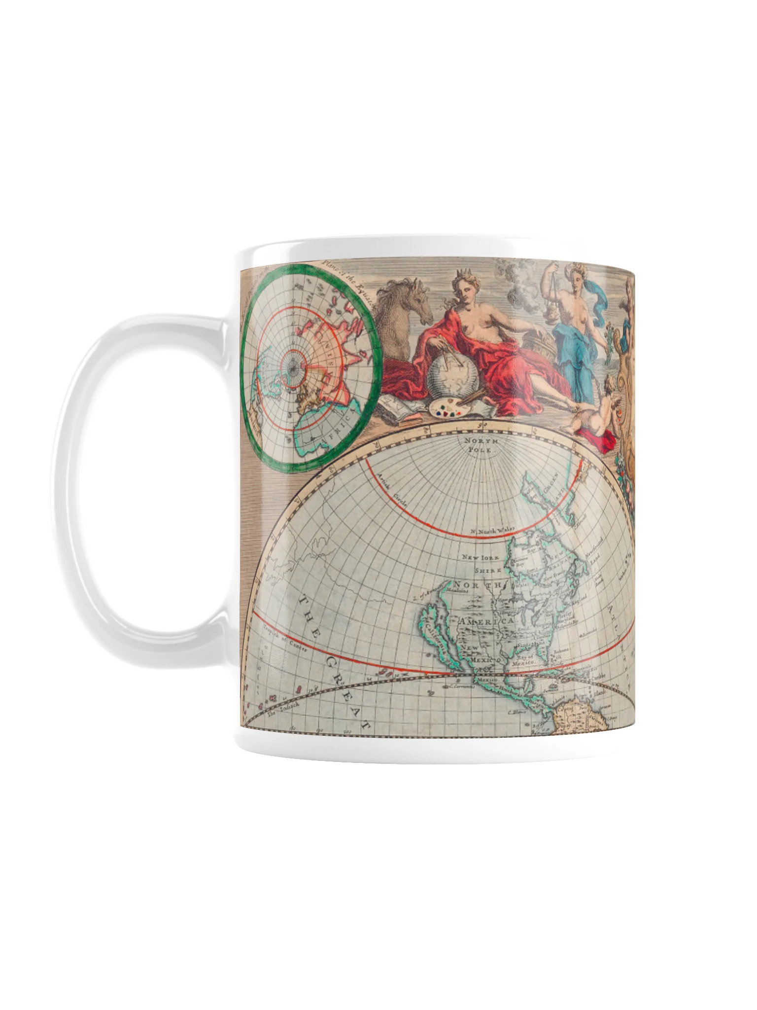 An Antique World Map Mug product image (1)
