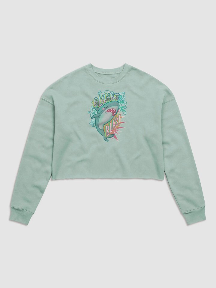 Blahaj Blast Cropped Sweater product image (9)