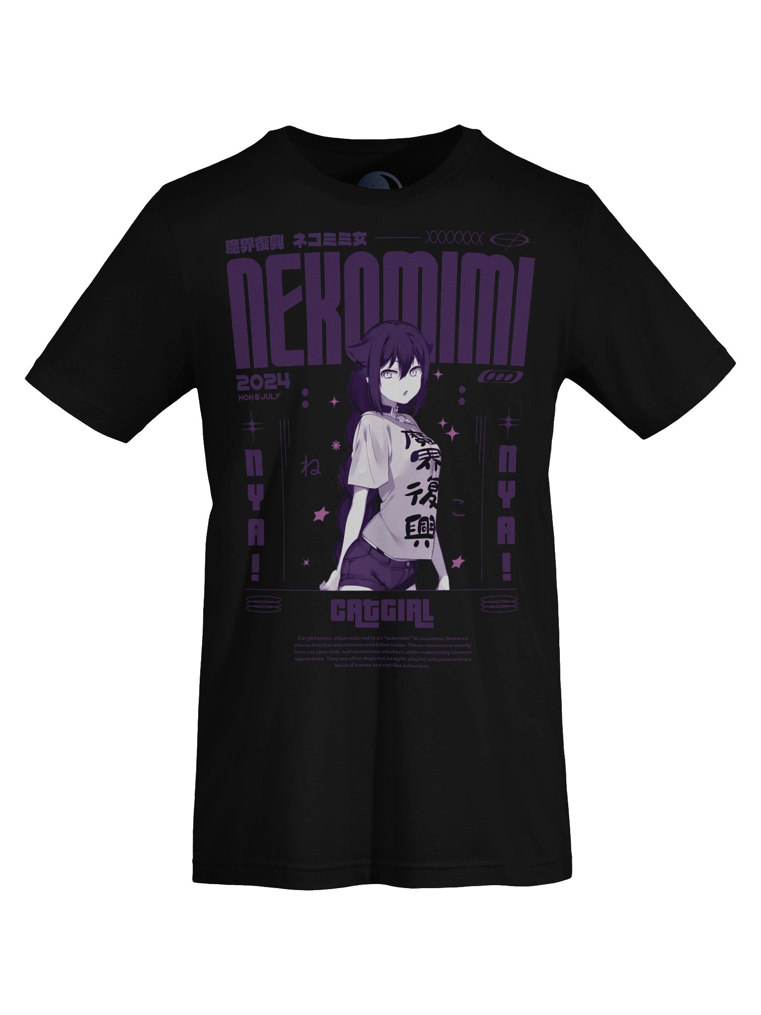 Purple Neko Tee product image (14)