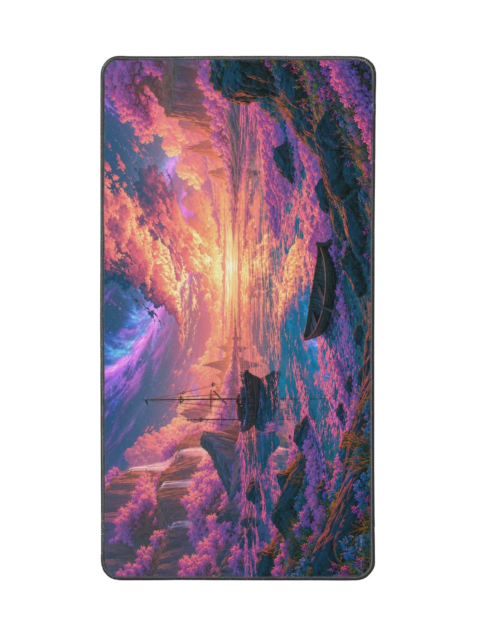 The Rose-Gold Astral Sea Desk Mat product image (2)