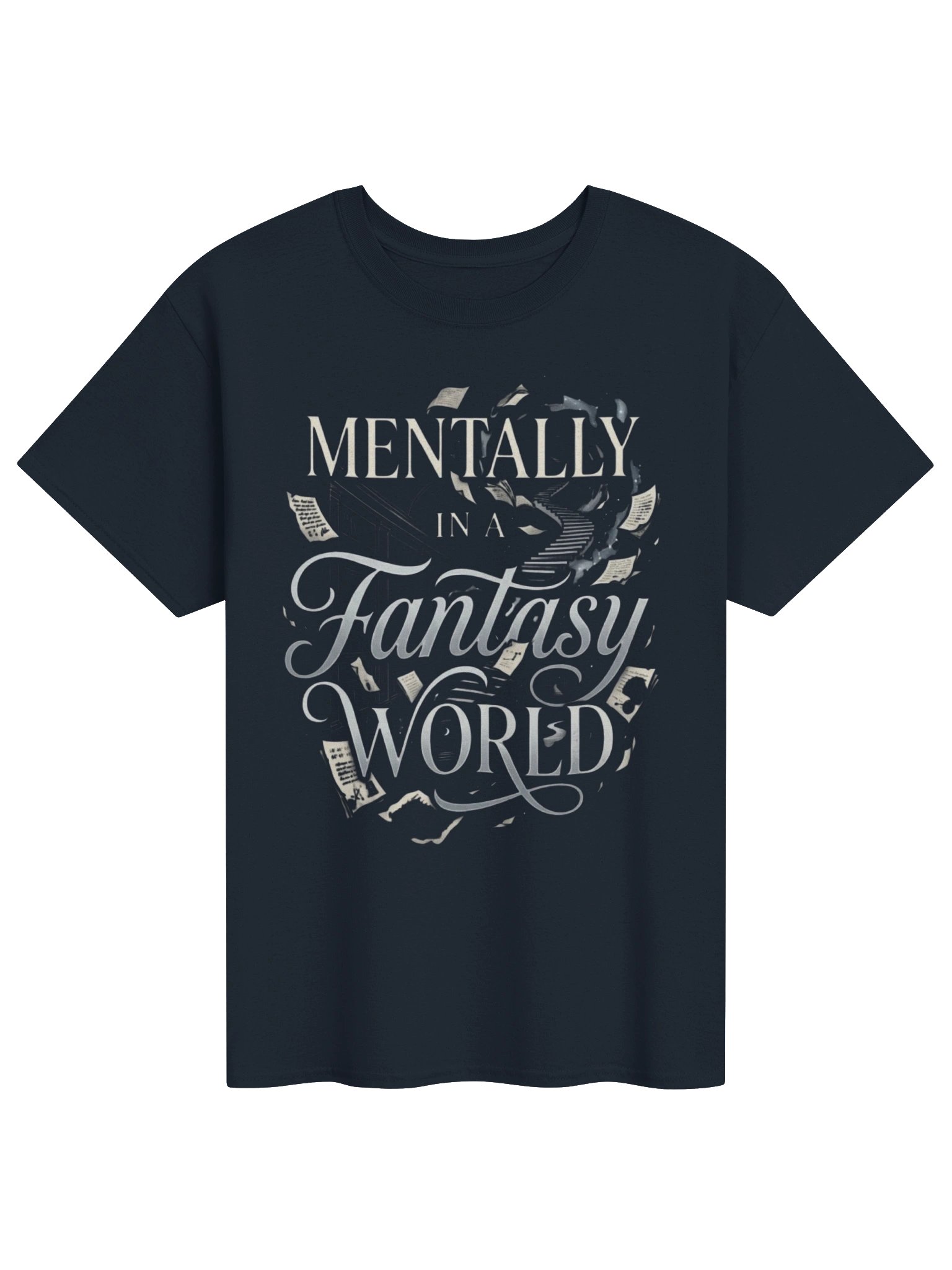 Mentally in a Fantasy World Premium Tee | Dark Romance & Romantasy Apparel product image (6)