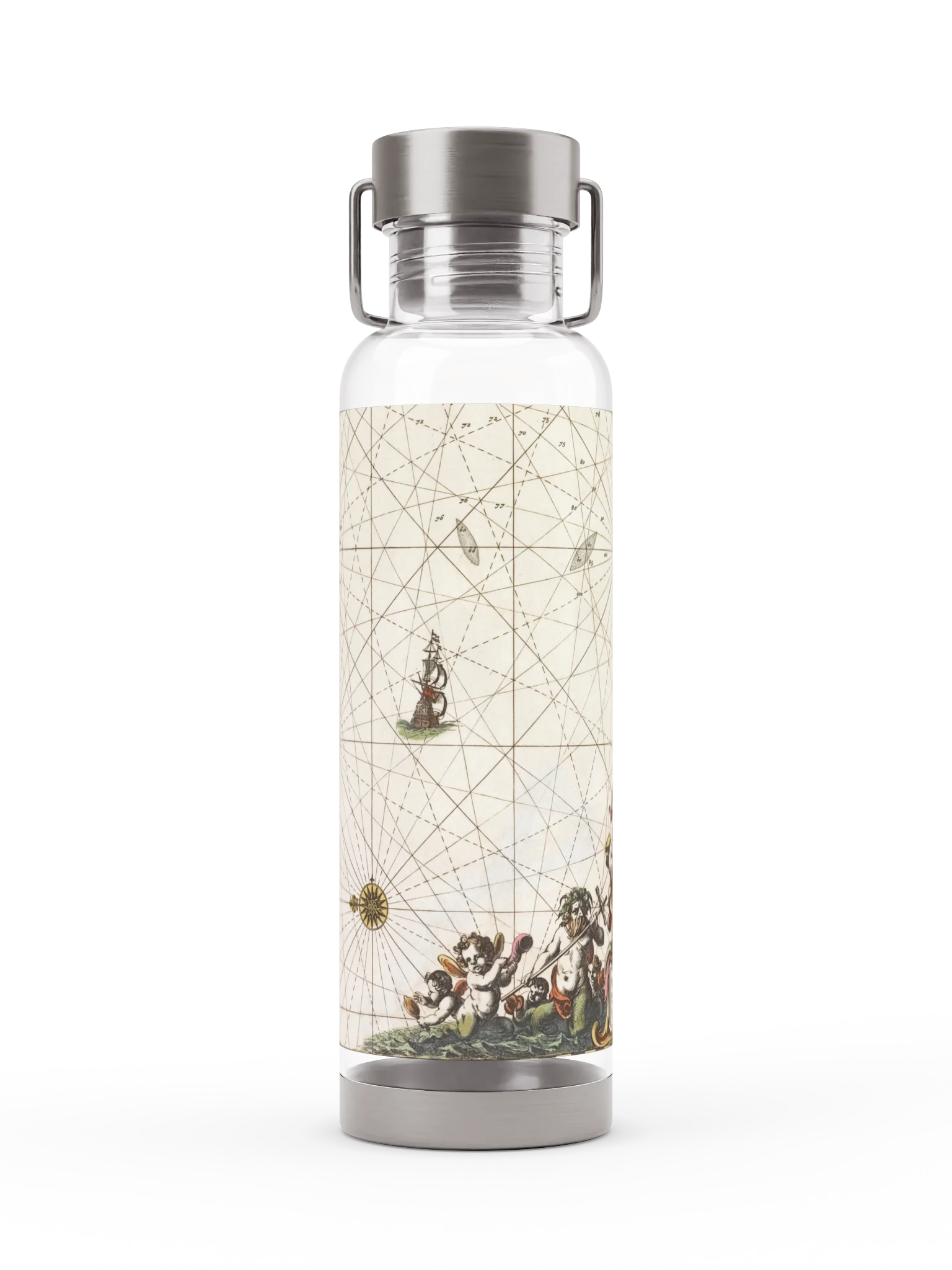 Nautical Chart Voyager Bottle product image (3)