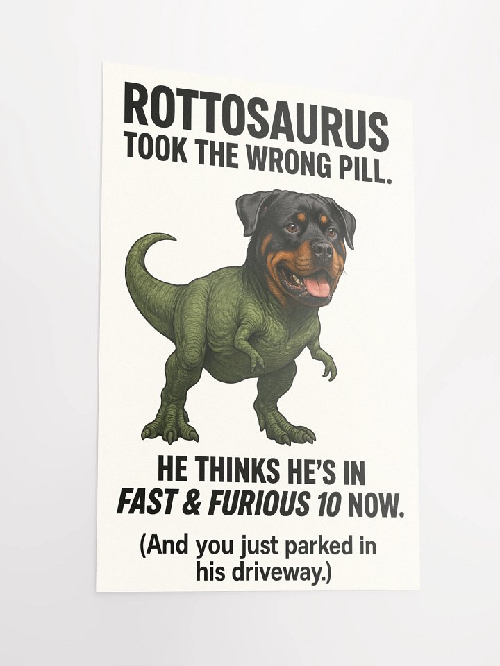 Rottosaurus Fast & Furious Poster product image (5)