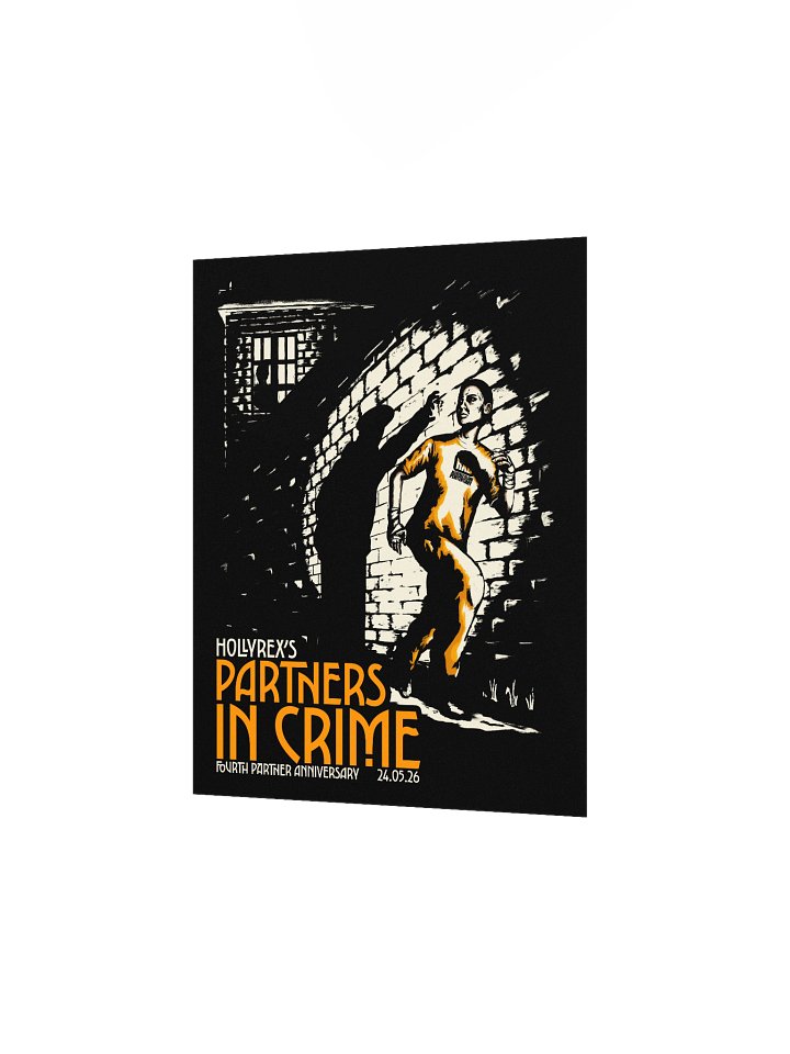 Partners in Crime — HollyRex Twitch Partner Anniversary Poster LIMITED EDITION! product image (2)