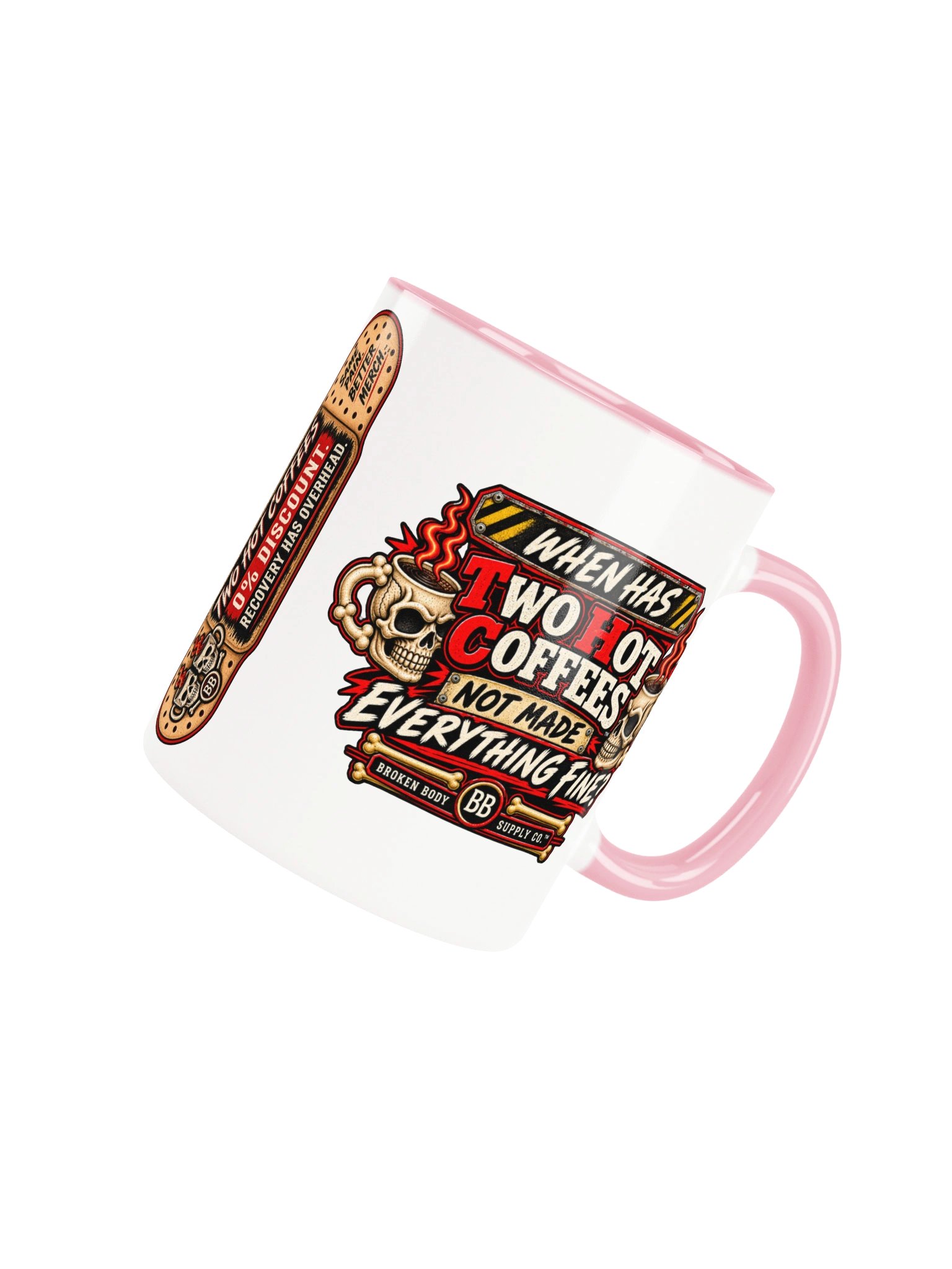 TWO HOT COFFEES™ — WHEN HAS TWO HOT COFFEES NOT MADE EVERYTHING FINE? — MUG product image (34)