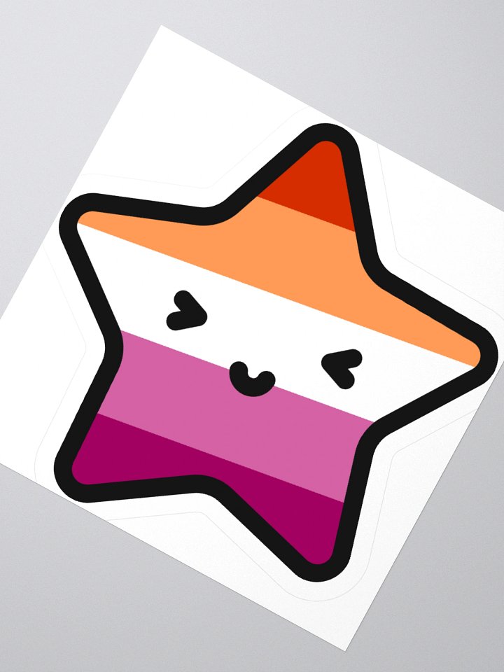 Lucy Lesbian Pride Sticker product image (2)