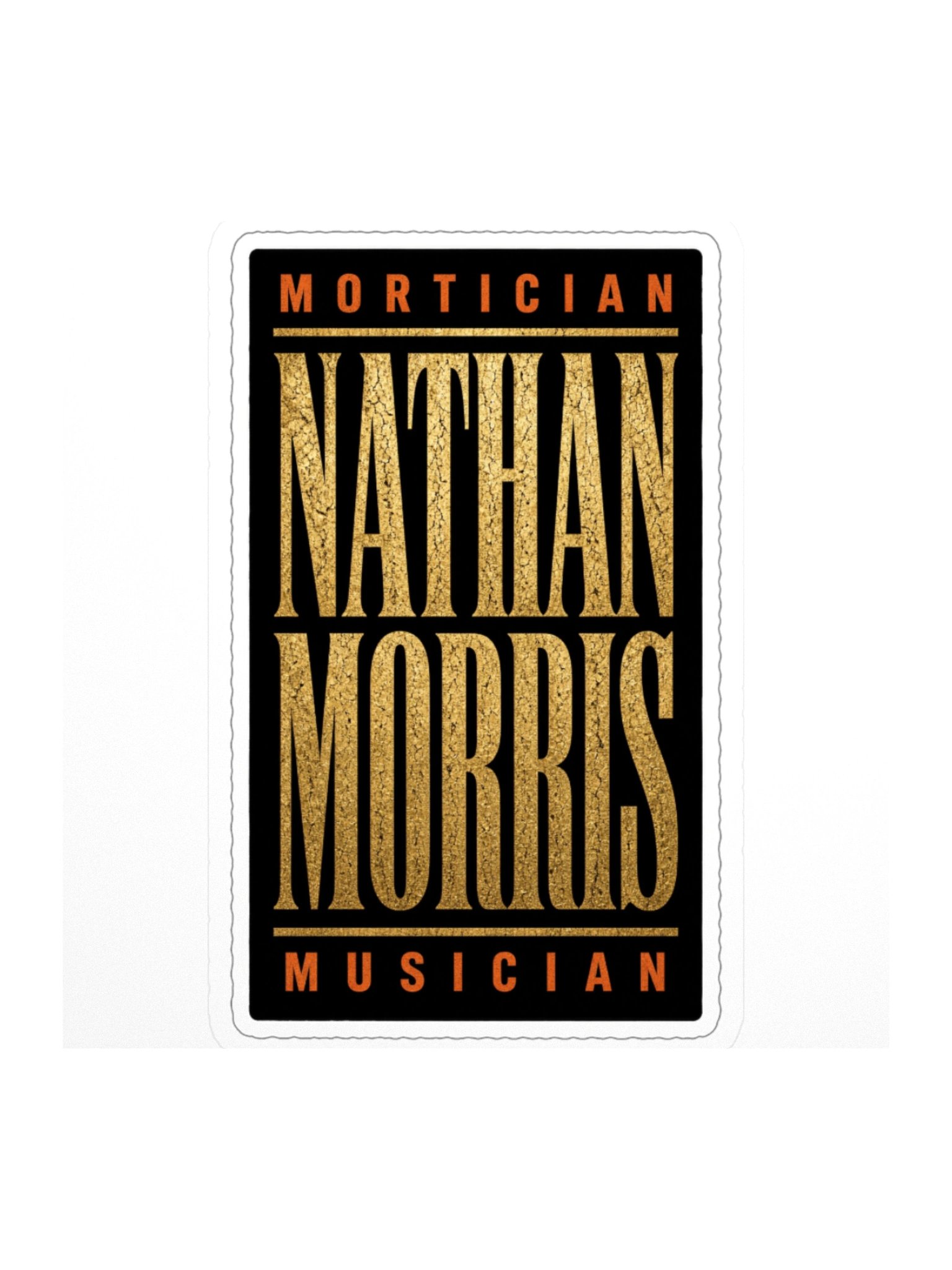 Mortician Musician Sticker product image (1)
