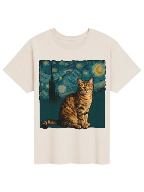 Starry Night Tabby Tee
