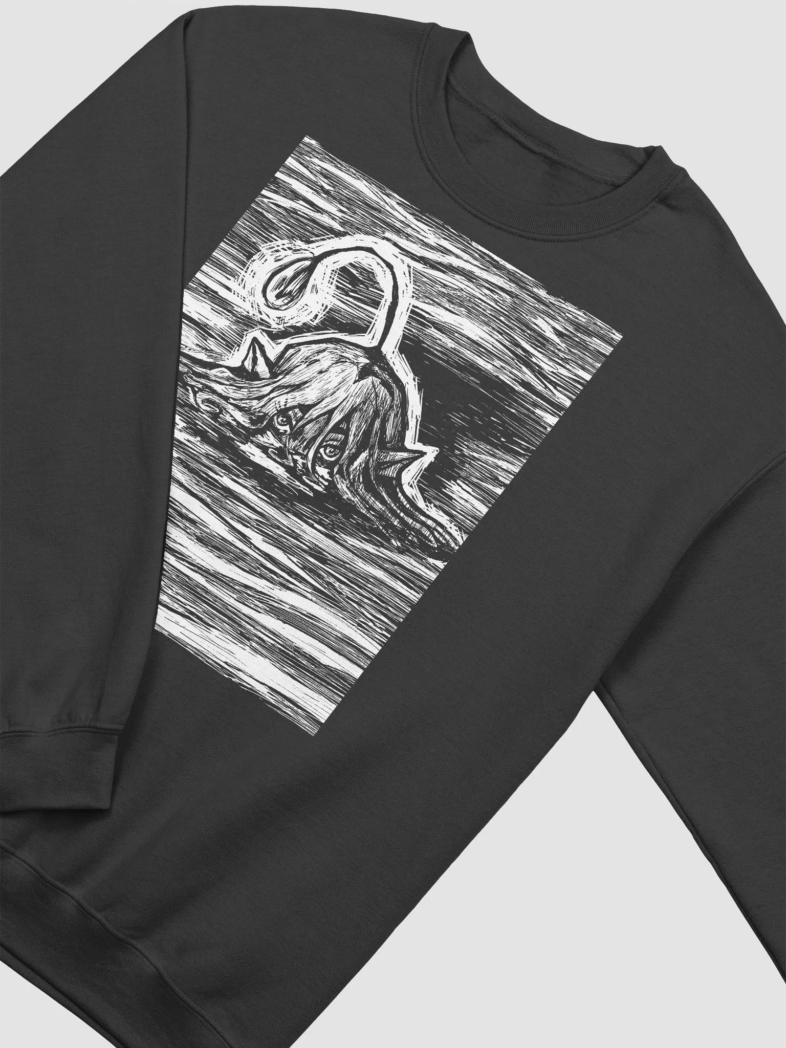 Siren Sweatshirt (White Print) product image (1)