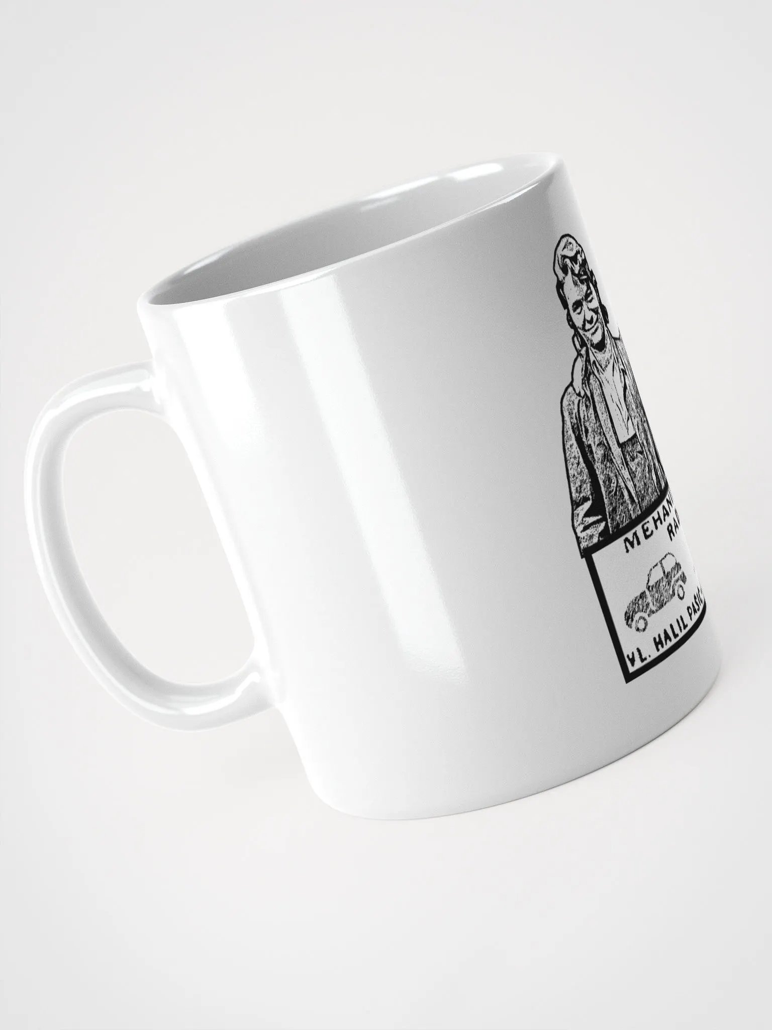 Kriva Tabla White Glossy Mug product image (4)