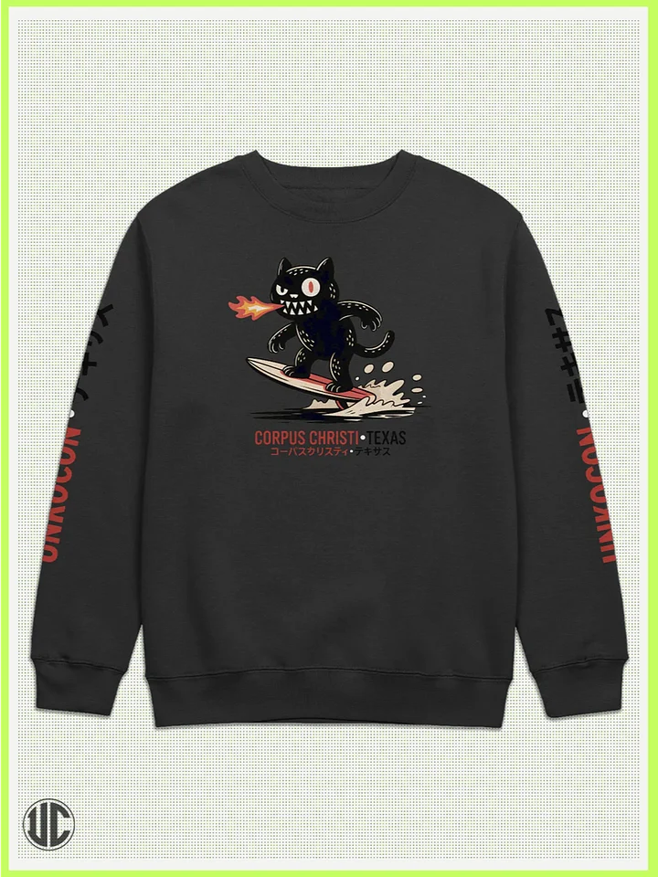 UnkoCon – Corpus Christi TX Surfer Crew Neck Sweatshirt product image (1)