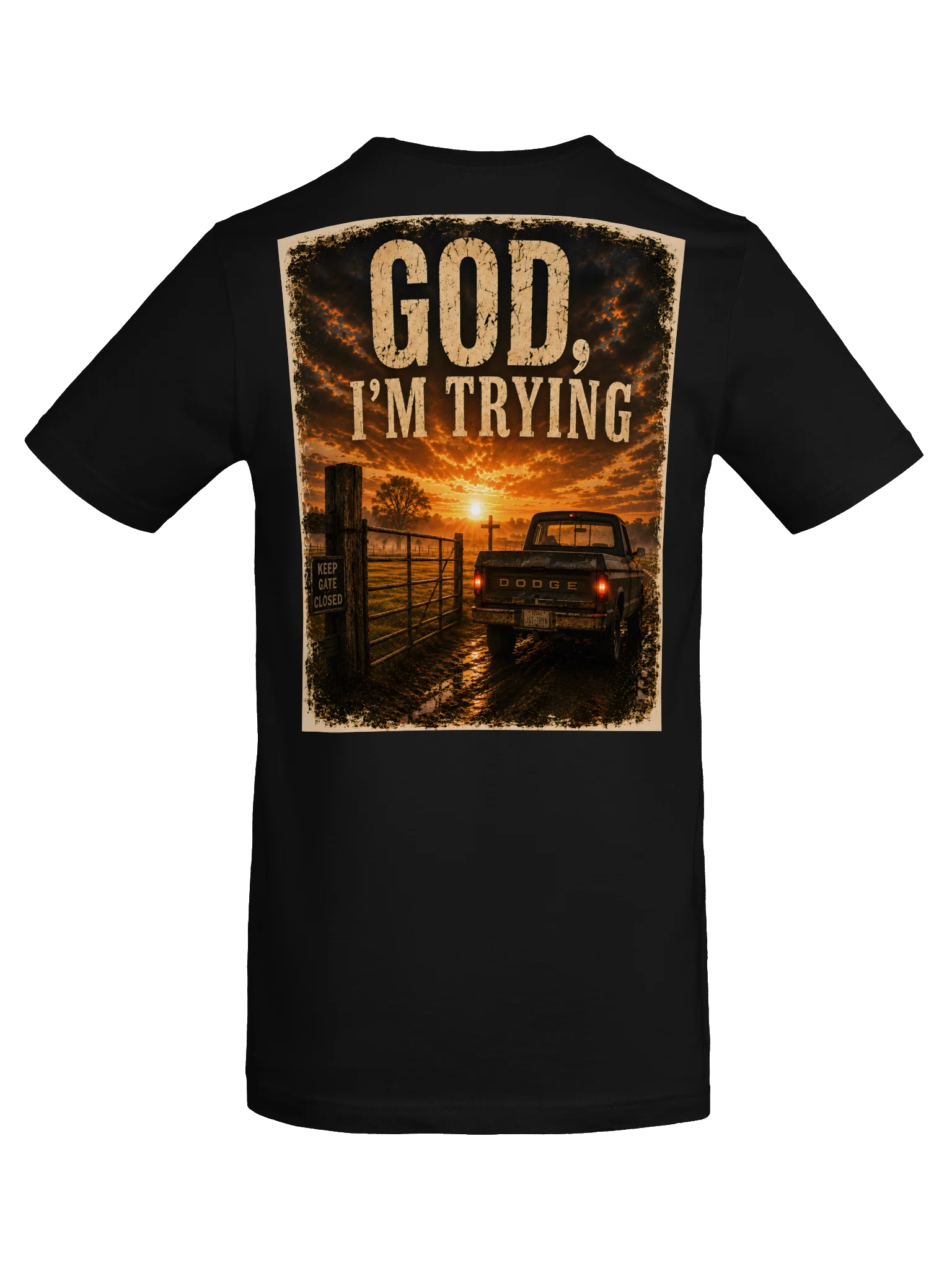 God, I'm Trying Classic Tee product image (57)