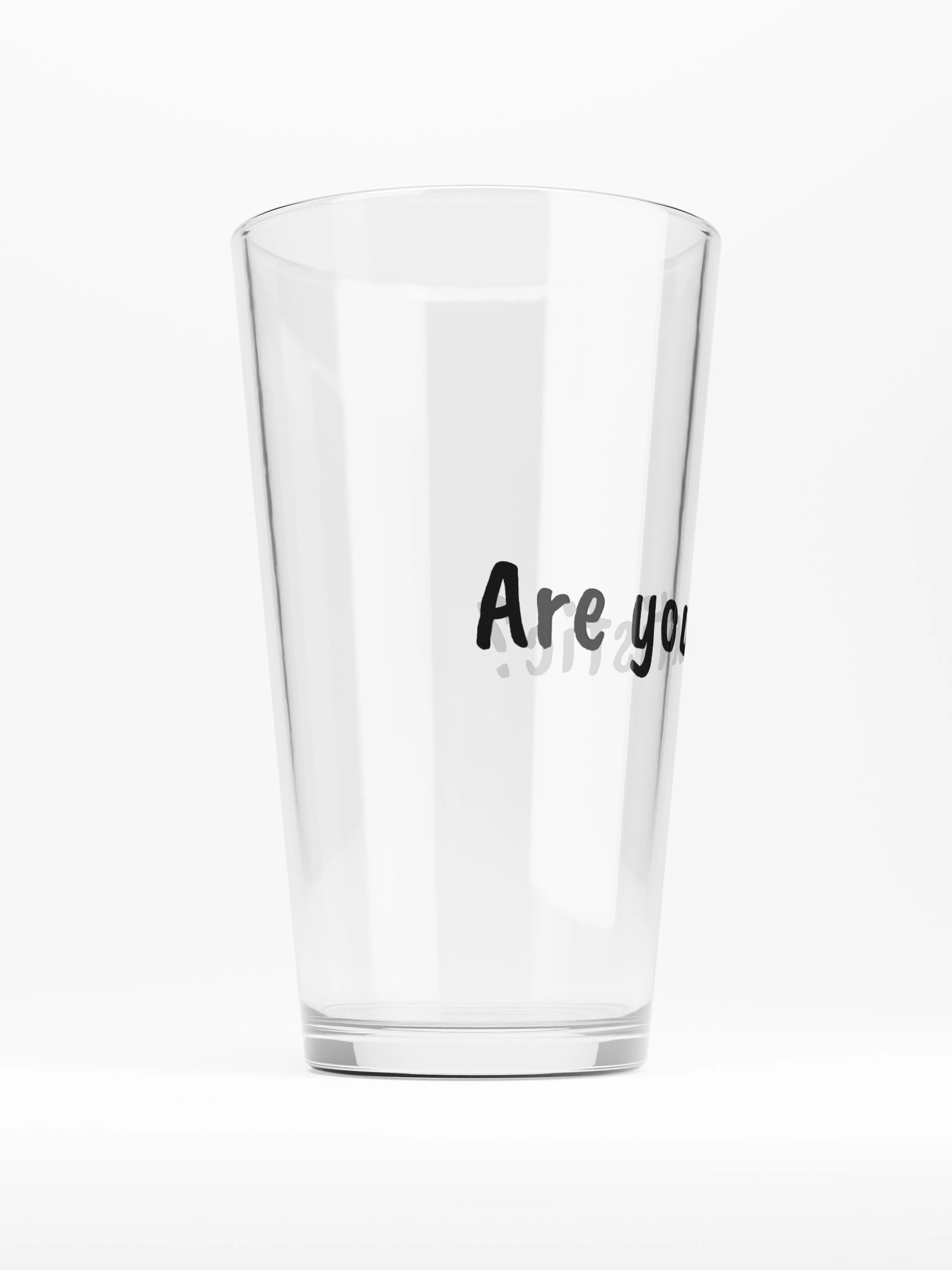 'Are you autistic?' Shaker Pint Glass product image (2)