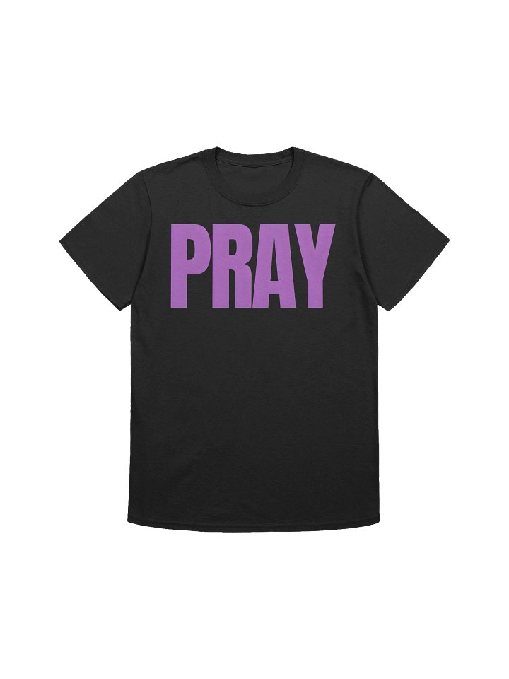 PRAY PURPLE RETRO SPECIAL EDITION TEE (UNISEX) product image (1)