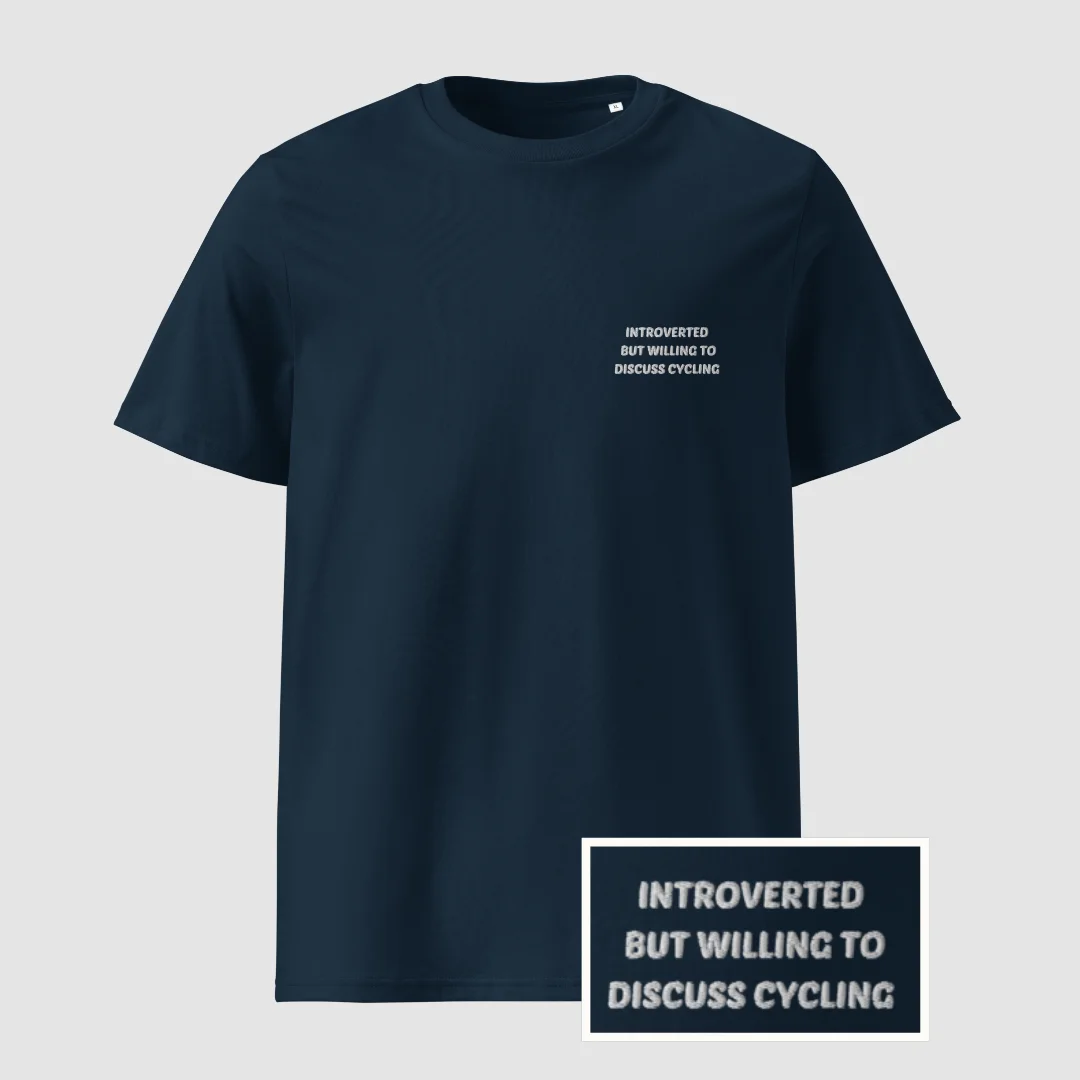 Introverted but willing to discuss cycling product image (1)