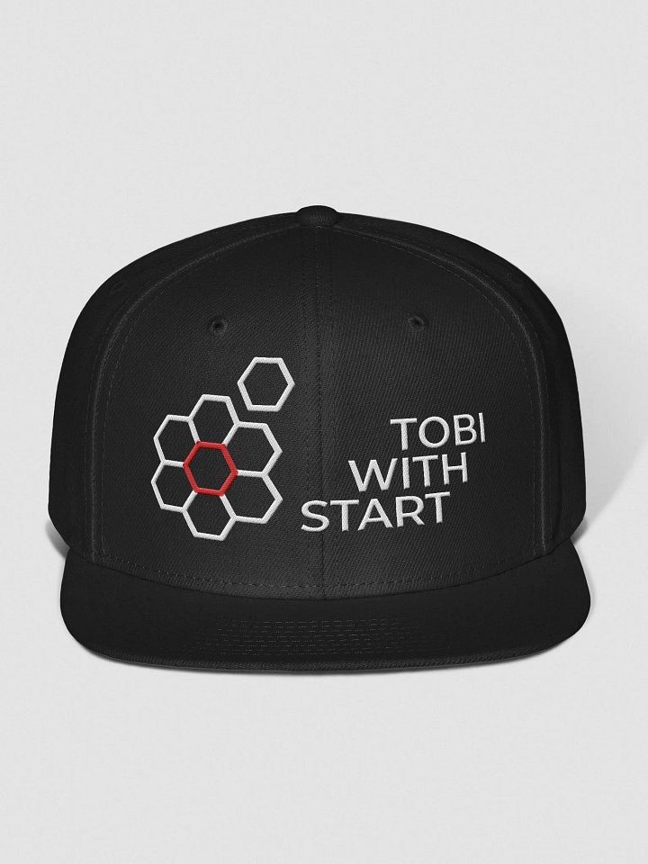 Wool Blend Snapback Cap Black product image (1)