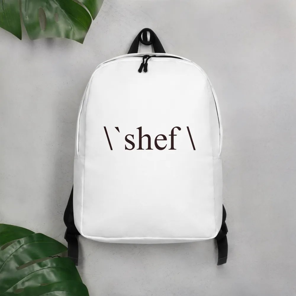 SHEF Logo BackPack product image (5)