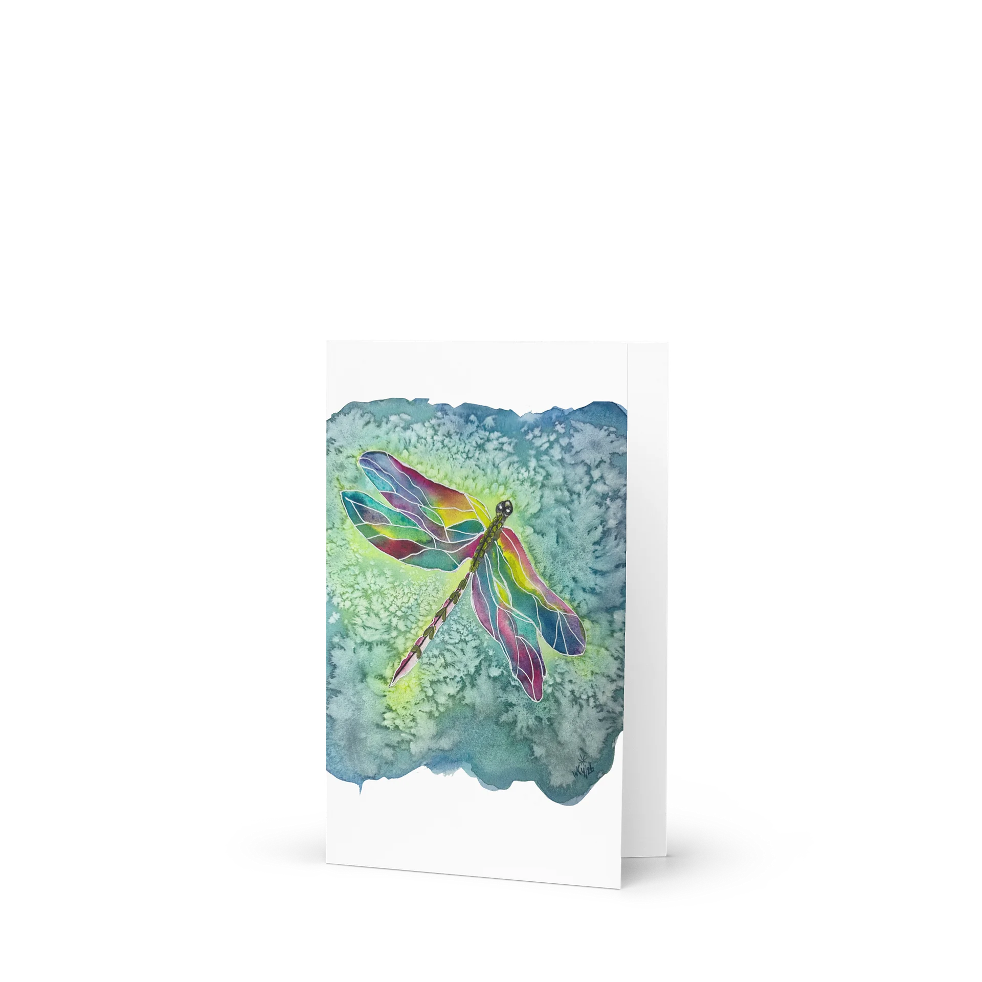 Vibrant Dragonfly Dreams Greeting Card product image (1)