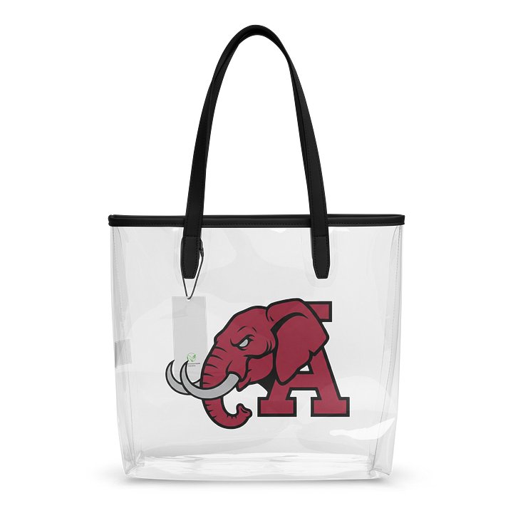 Crimson Elephant Clear Tote Bag product image (2)